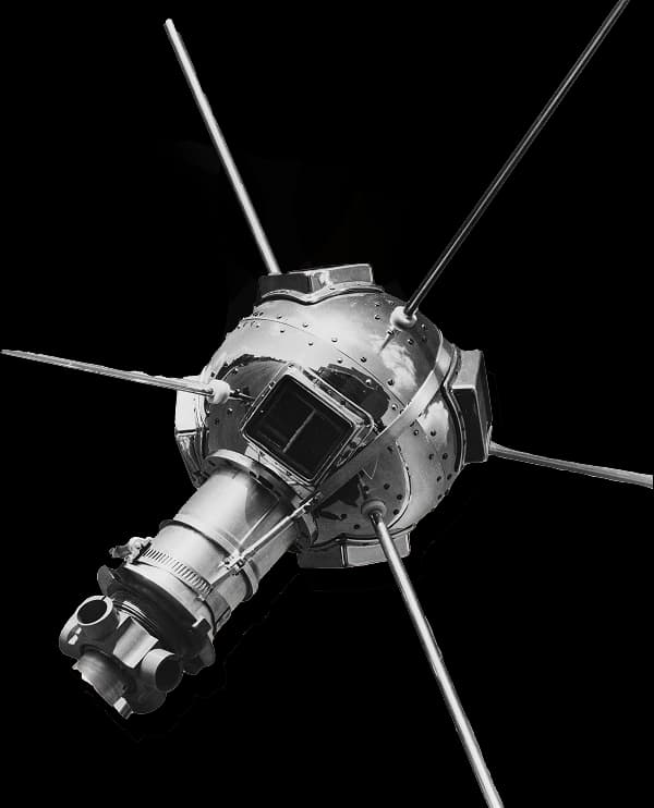 Vanguard Satellite with solar panels