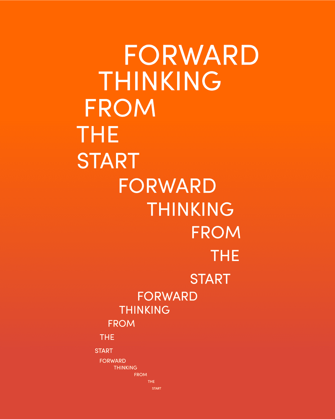 Forward thinking from the start