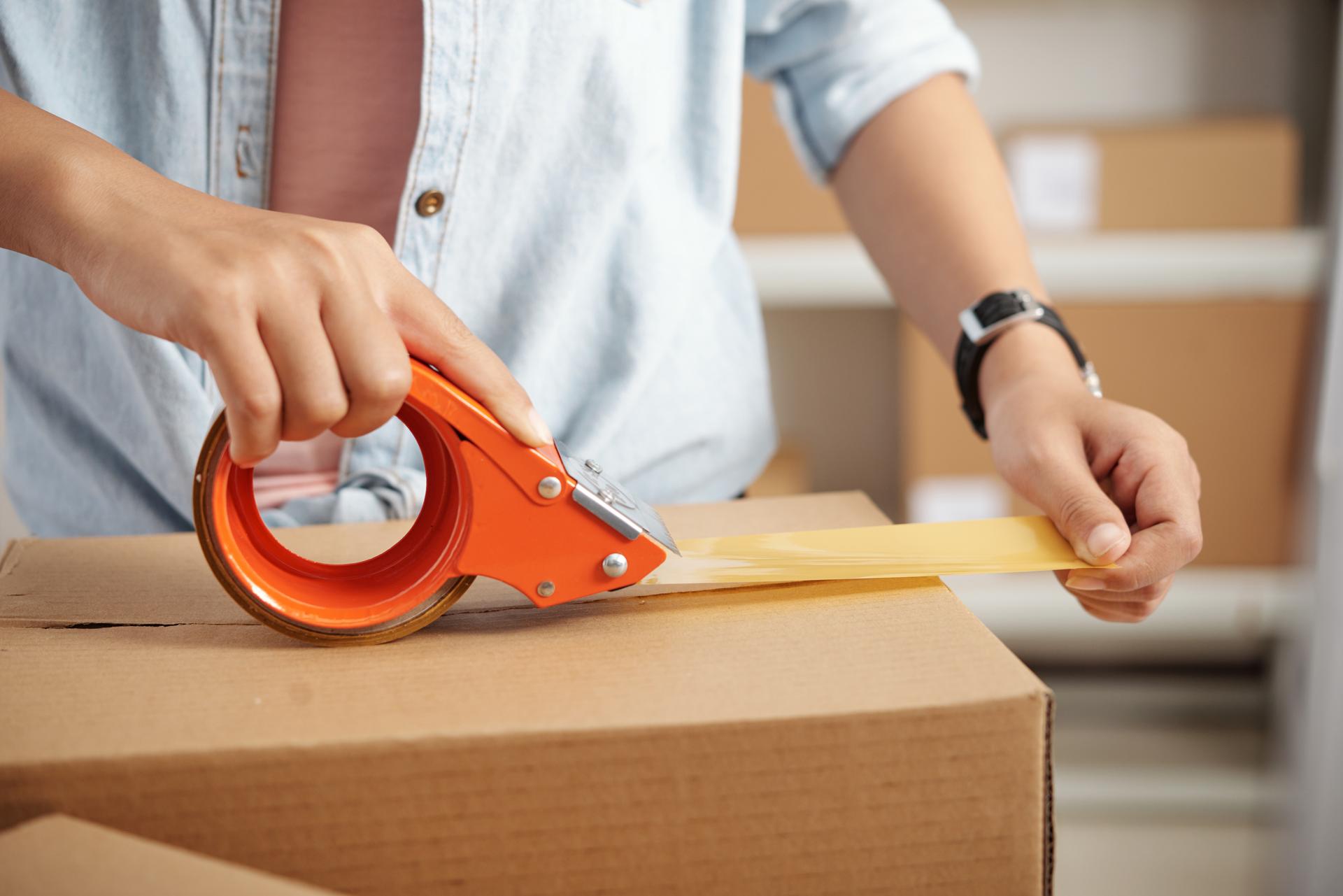 Woman Packing Box original 518074